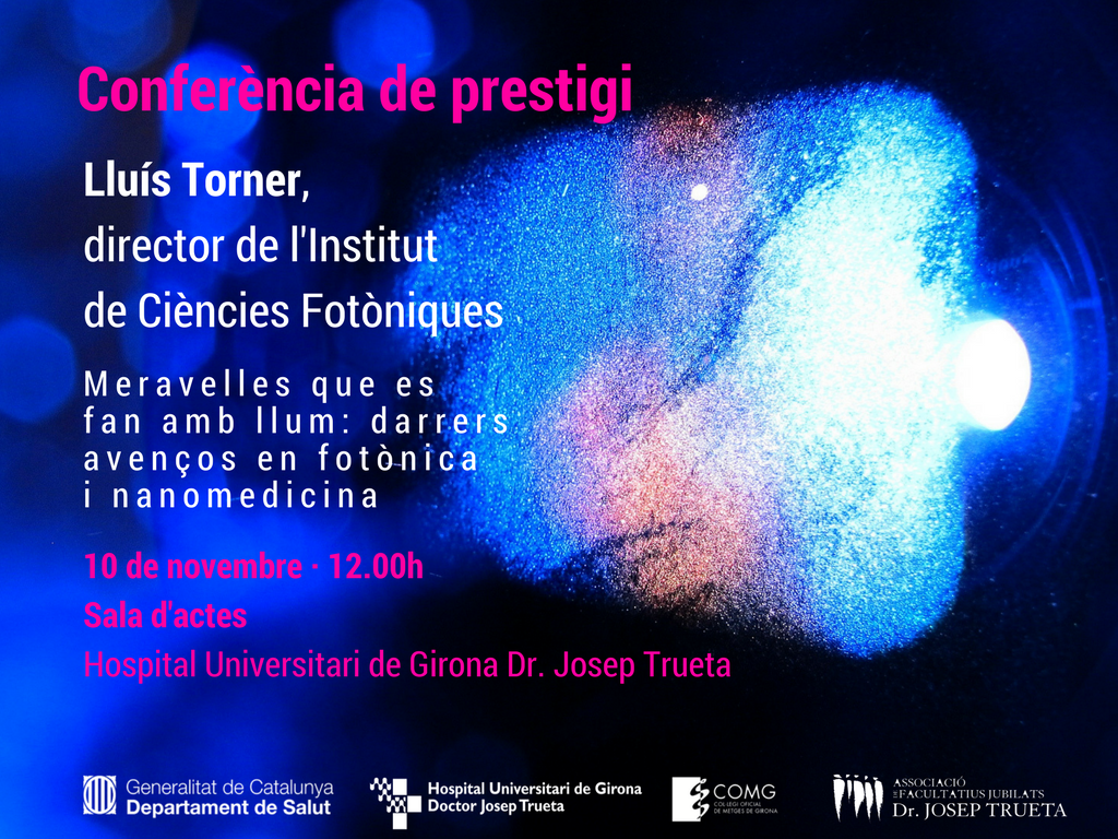 Cartell Conferència de prestigi de'n Lluís Torner