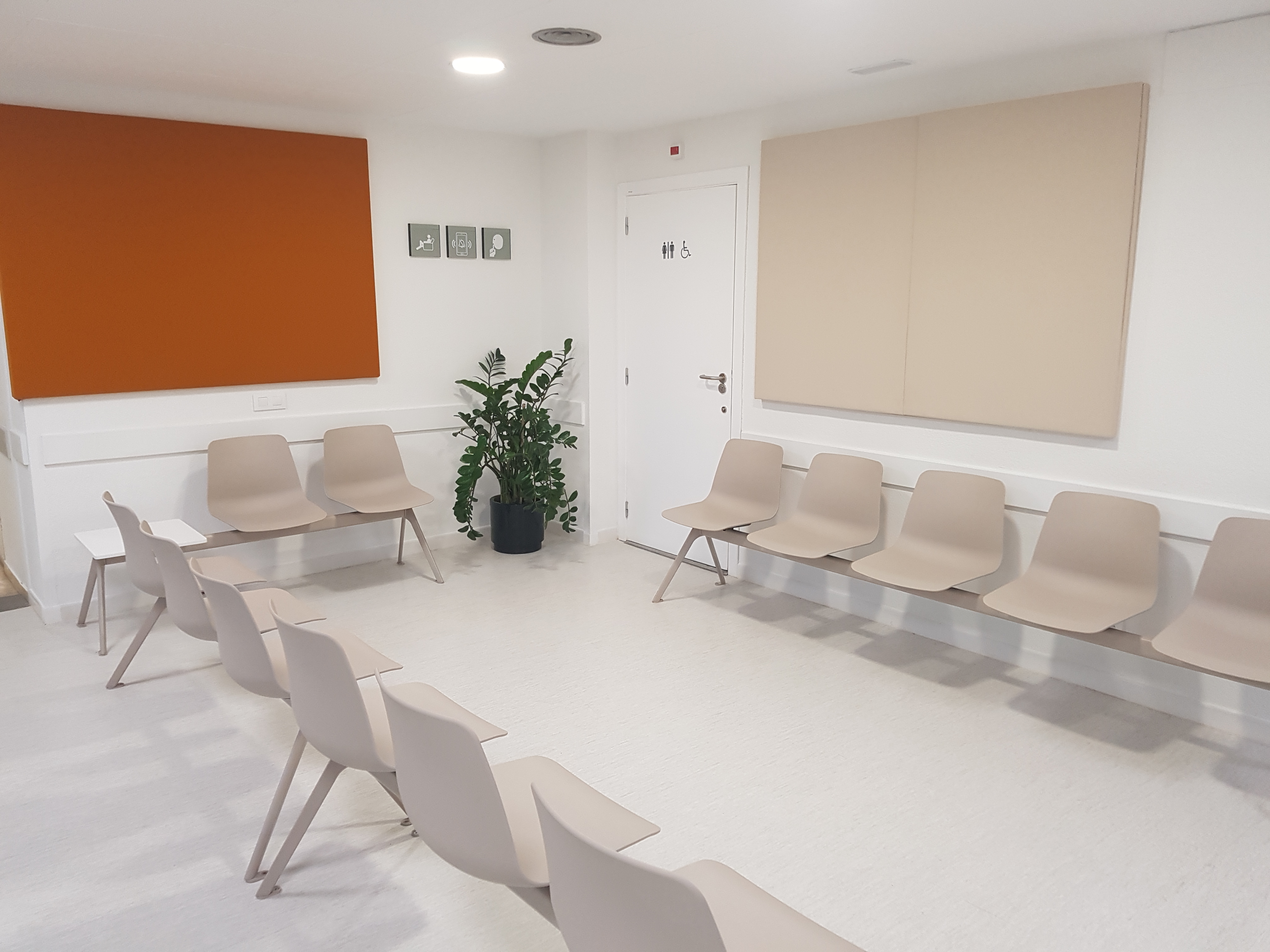 sala d'espera de la nova Unitat d'Imatge Cardíaca Avançada de l'hospital Trueta