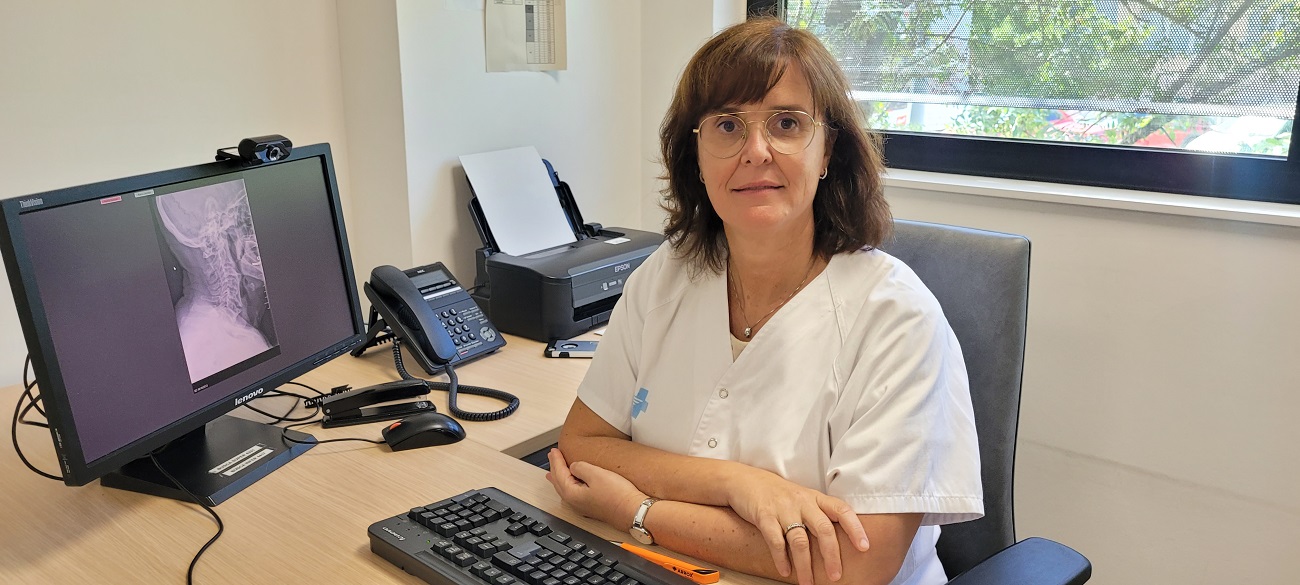 La Dra. Teresa Claveguera, reumatologa especialista en la malaltia de Forestier-Rotés.