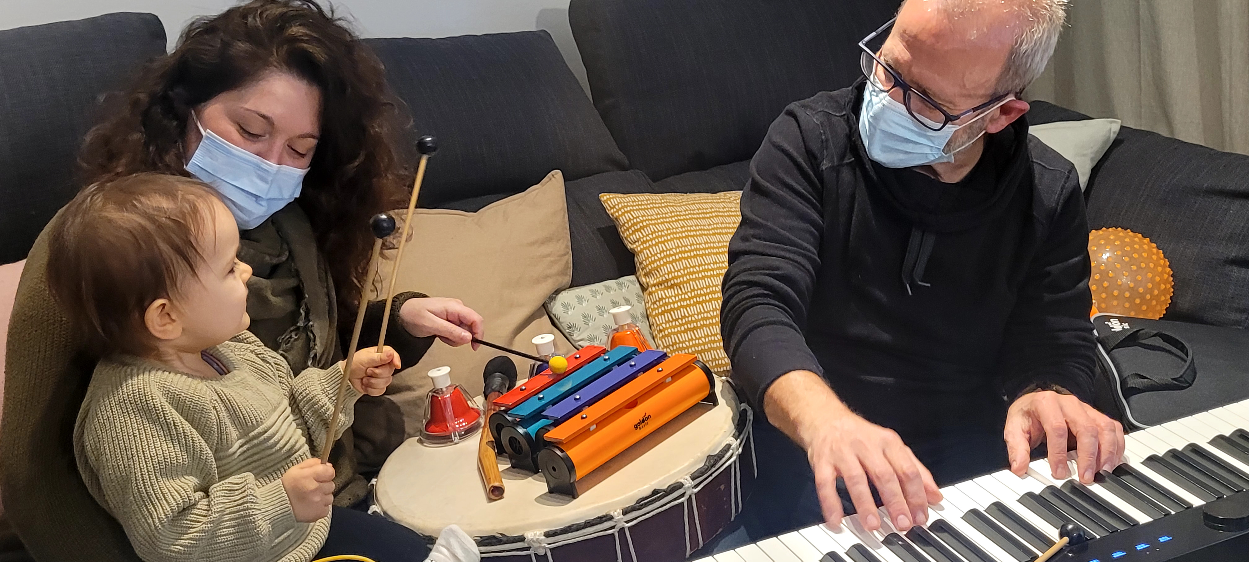 Una sessió de musicoteràpia durant l'any 2023.
