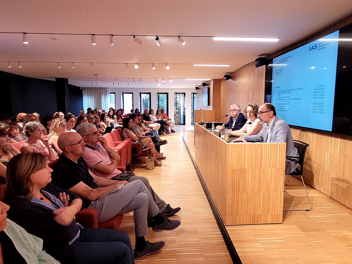 Un moment durant la presentació a les direccions d'atenció primària.