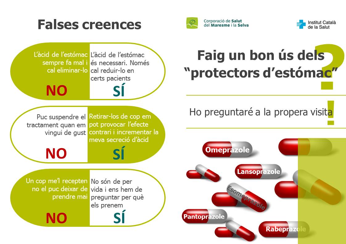 Programació part 1 Campanya 'Faig un bon ús dels protecetors d'estómac?'