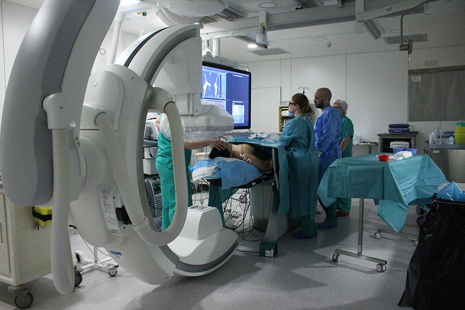 Foto de professionals de la Unitat d'Arrítmies de l'Hospital Trueta.