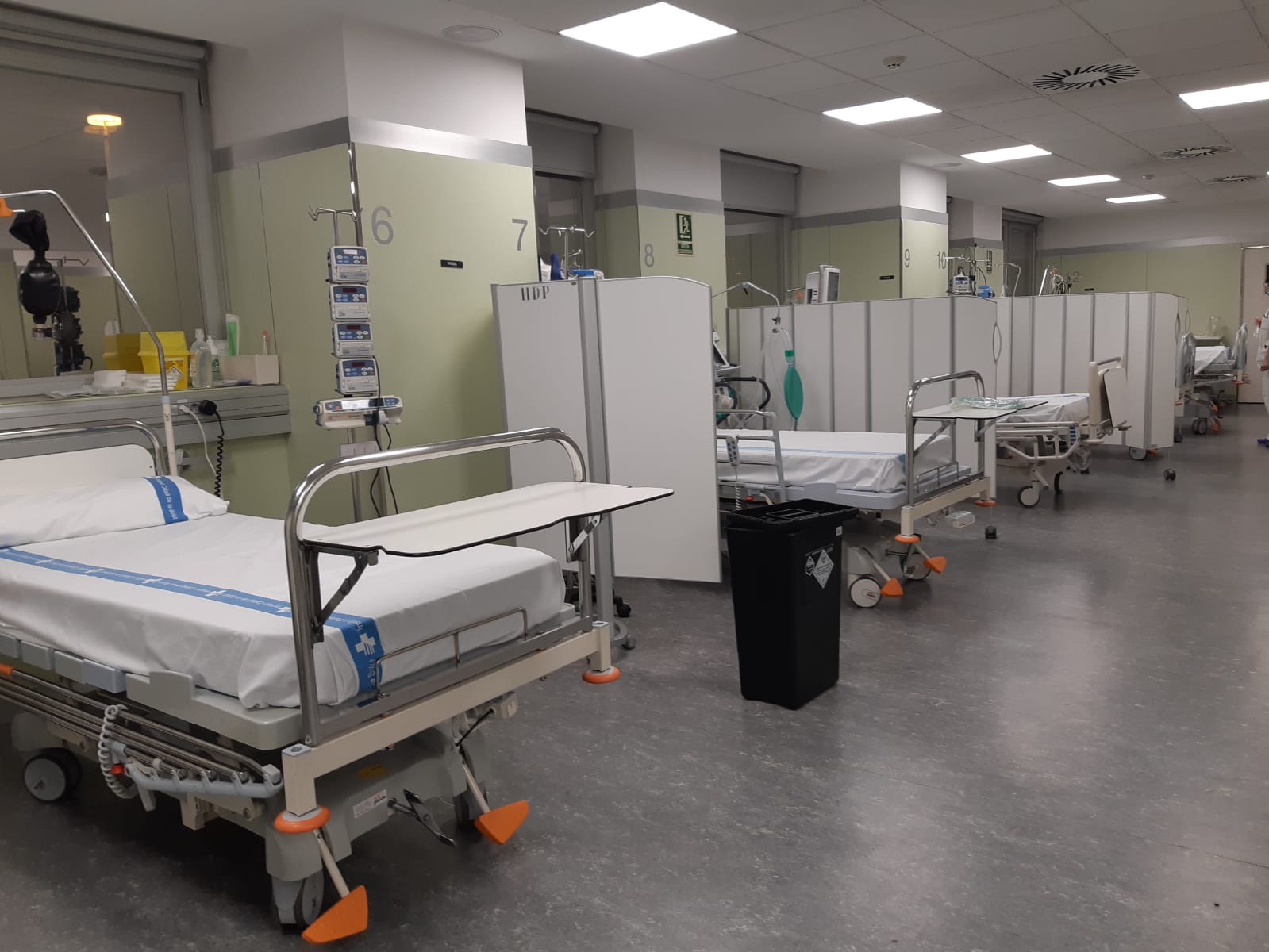 El Trueta ha adaptat l'Hospital de Dia Polivalent per acollir pacients crítics