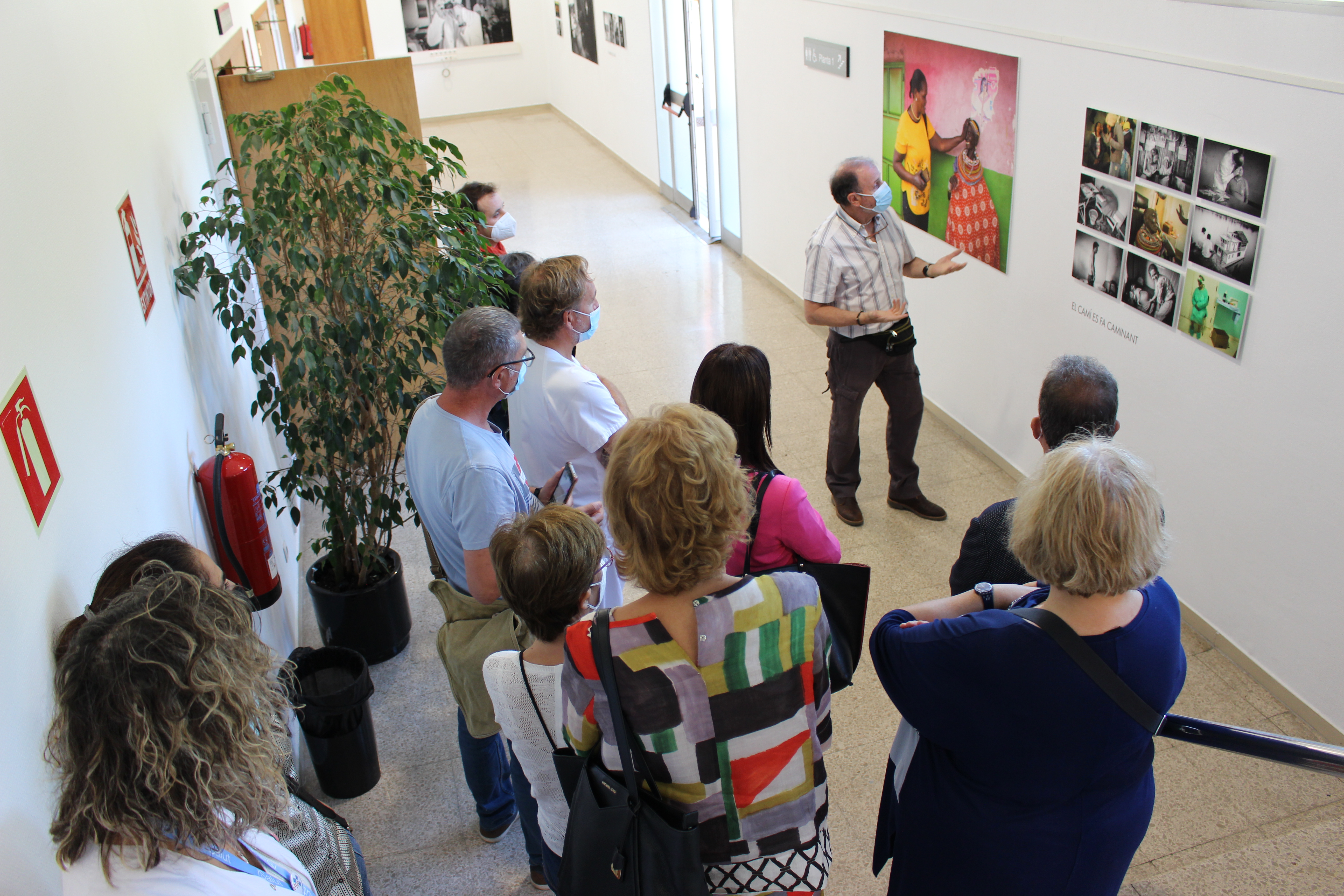 El fotògraf Tino Soriano explica les fotografies de l'exposició CurArt al Trueta