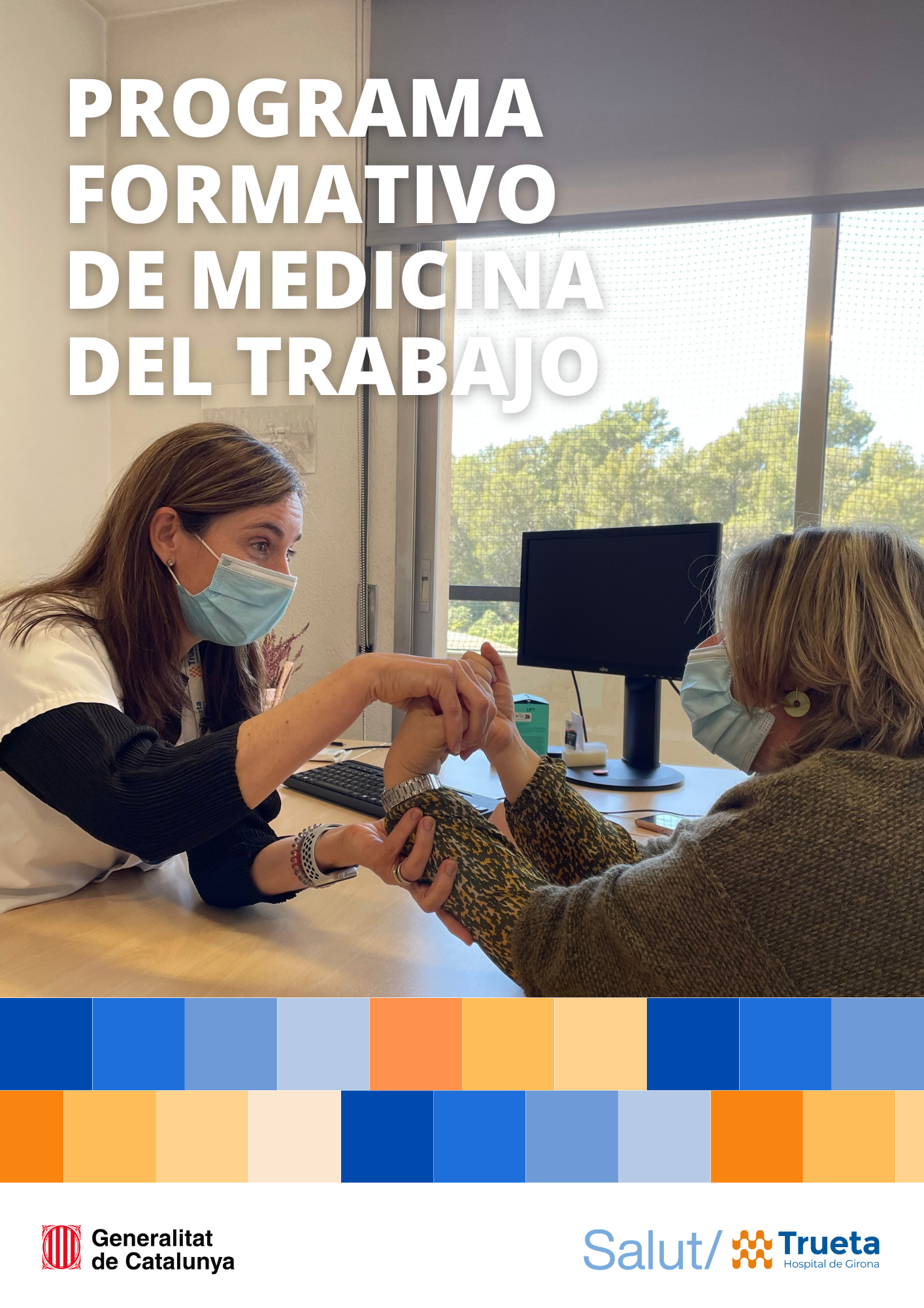 Portada del programa formatiu de medicina del treball.