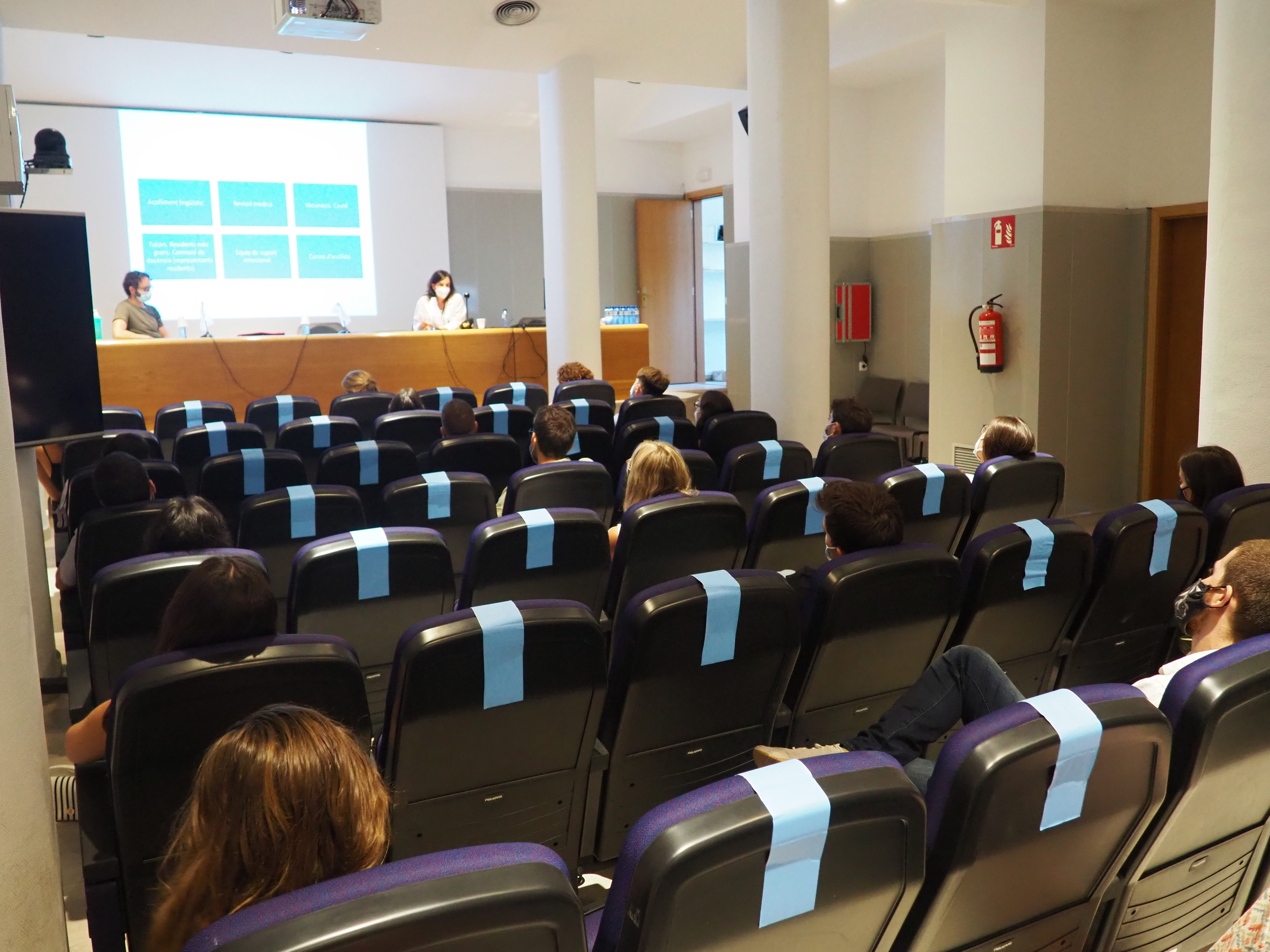 Acte de benvinguda als nous residents de l'Hospital Trueta, a la sala d'actes