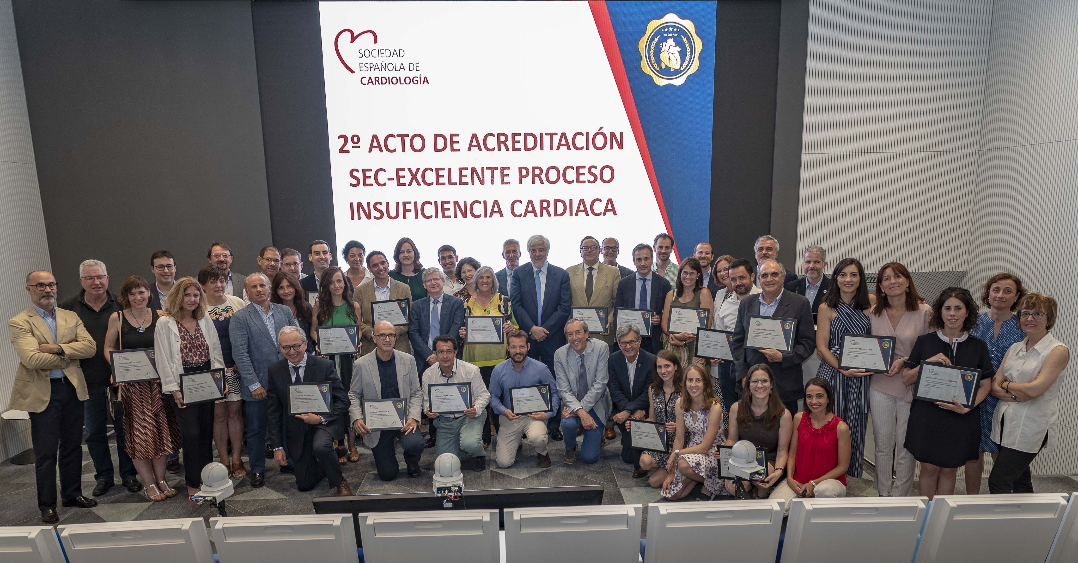 Foto en grup de la Unitat d’Insuficiència Cardíaca