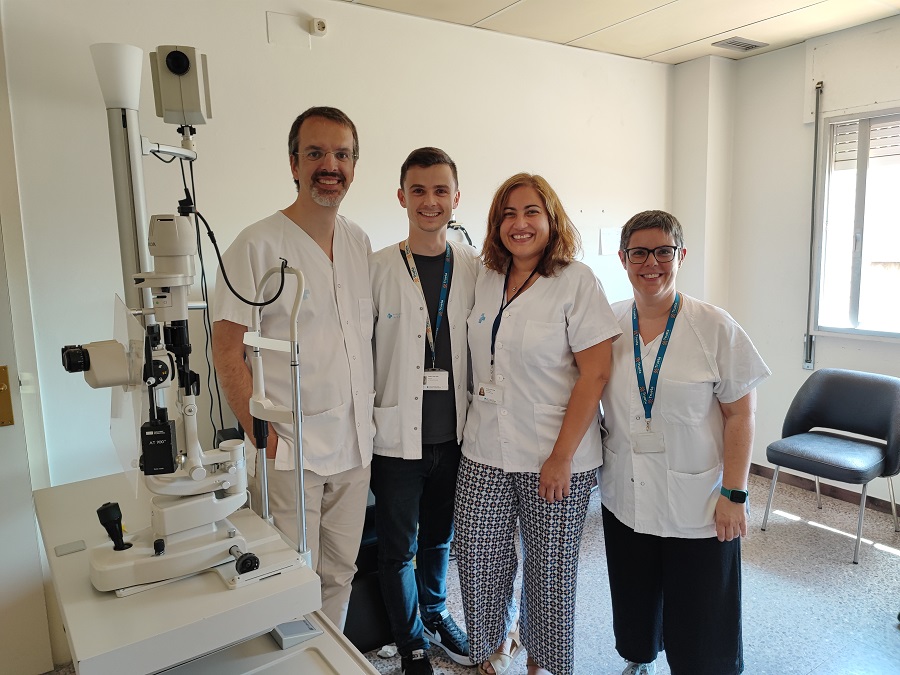 L'equip de professionals de la Unitat d'Uveïtis
