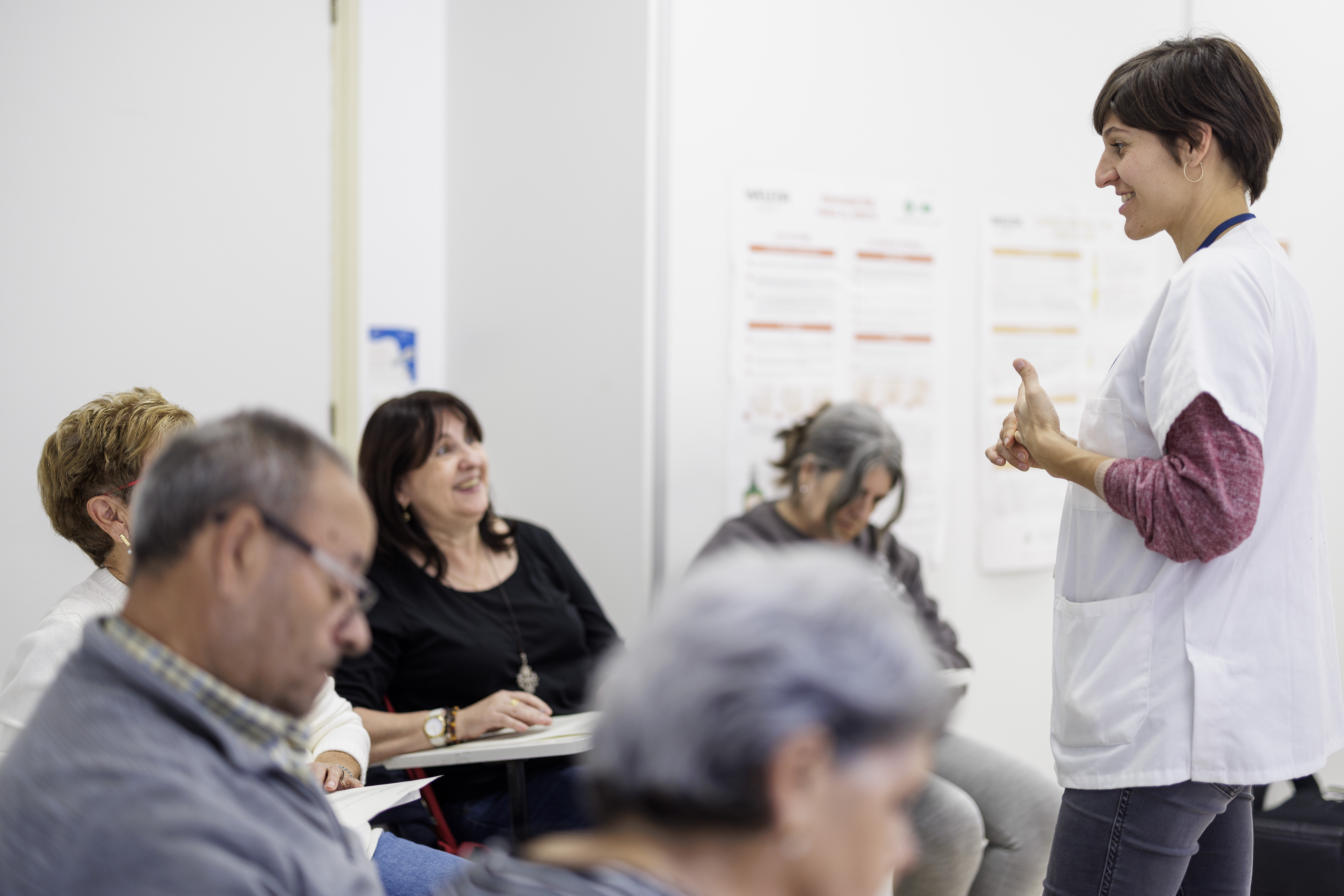 Una de sessió de comunitària al CAP Santa Coloma de Farners.