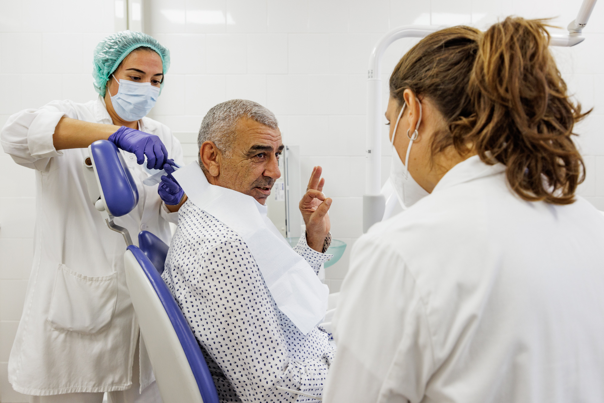 En una consulta d'Odontologia de Figueres.