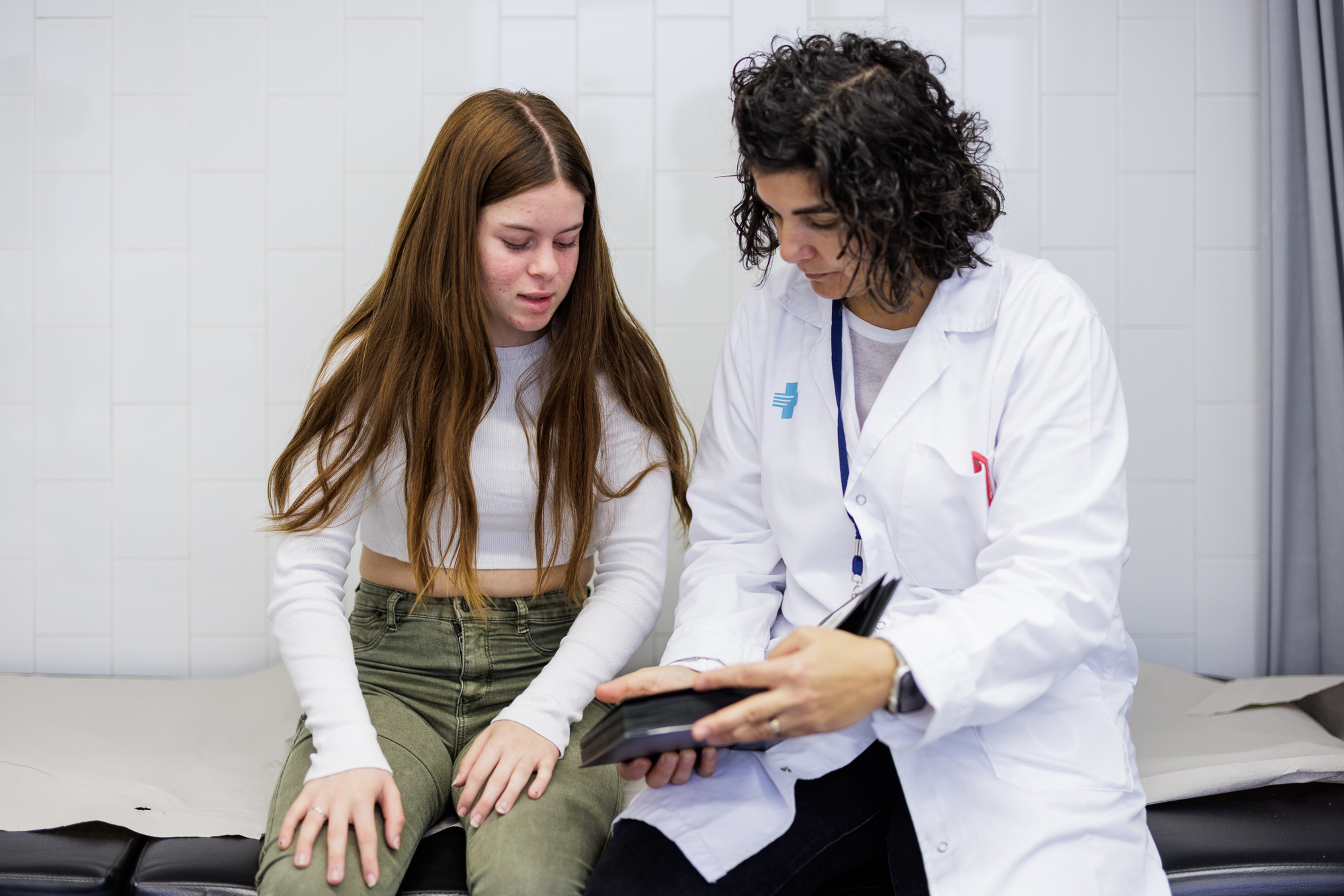 Una consulta amb una adolescent al CAP Tordera.