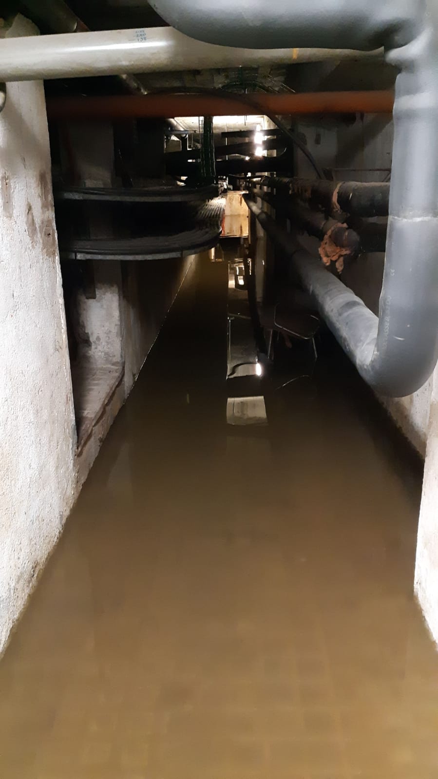 La inundació ha afectat la planta -3 del Trueta.