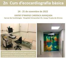 Portada del programa del II Curs d'ecocardiografia bàsica