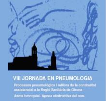 capçalera del programa de la VIII Jornada de Pneumologia