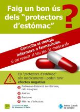 Cartell "Faig un bon ús dels protectors d'estómac?"