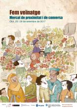 Cartell "Fem Veinatge: Mercat de Conversa i Proximitat"