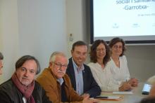 Un moment de la reunió celebrada a Olot.