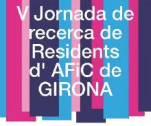 Banner de la V Jornada de investigación de Residentes de AFIC de Girona