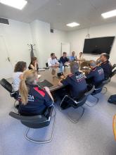 Reunió amb els Mossos d'Esquadra