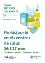 cartell del gran recapte d'aliments