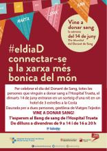 Cartel de la Celebración del Día Mundial del Donante de Sangre