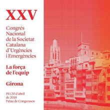 Cartell XXV Congrés Nacional Català d'Urgències i Emergències