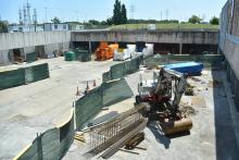 Foto de obres de la Unitat de Semicrítics de l’Hospital Santa Caterina