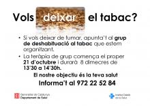 Vols deixar el tabac?