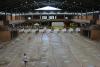 El Punt de Vacunació Massiu del Palau Firal buit.