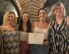 L'equip de la Unitat de Suport a la Prescripció (USPF) de la Direcció d'Atenció Primària IAS-ICS Girona rebent el premi