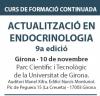 Cartell de la 9ª edició del curs de formació continuada en Endocrinologia