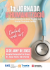 cartell de la 1a Jornada d'Humanització de l'Hospital Trueta i l'IAS