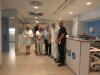 Miquel Carreres, director del CatSalut a Girona, visitant les noves instal·lacions de les urgències de l'Hospital Dr Josep Trueta
