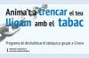 cartell informatiu de les sessions grupals per deixar de fumar