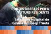 Cartel de Jornada de puertas abiertas en el Trueta para informar a los futuros residentes sobre la especialización en los centros del ICS Girona 