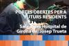 cartell del programa de la jornada de portes obertes per a futurs residents