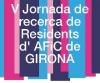 Imatge del cartell de la V Jornada de recerca de Residents d'AFIC de Girona