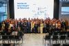 Els participants en el projecte dels CSIR amb la consellera Pané